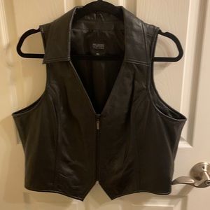 XL leather vest